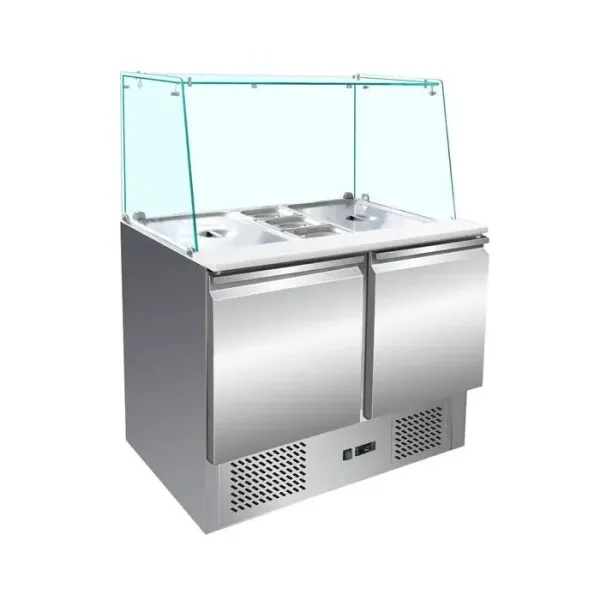 Ψυγείο πάγκος με βιτρίνα σαλατών 240L KARAMCO S900SQ 306355
